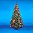 6.5' Pre-Lit Slim Sugar Pine Christmas Tree - Multi Lights