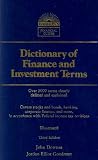 Dictionary of Finance and Investment Terms