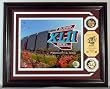Super Bowl 42 Commemorative Photo Mint with Two 24KT Gold Coins
