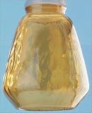 Westinghouse Lighting 81385 Pebbled Amber Ceiling Fan Light Shade