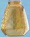 Westinghouse Lighting 81385 Pebbled Amber Ceiling Fan Light Shade