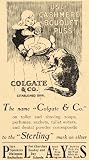 1899 Ad Colgate Toilet Shaving Soap Perfume Sachets Cat - ORIGINAL ADVERTISING - Original Print Ad
