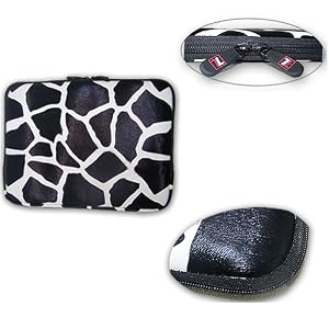 13.3 inch Giraffe Pattern Leather Like Anti-shock Laptop Sleeve Bag Carrying Case for Apple Macbook air 13.3\” , Macbook pro 13.3\” DELL HP SONY ASUS ACER VIAO TOSHIBA GATEWAY…,and all name brand laptops