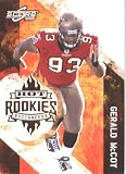 2010 Score Hot Rookies Football Card # 9 Gerald McCoy Tampa Bay Buccaneers In A Protective ScrewDown Case!