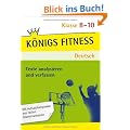 K�nigs Fitness: Texte analysieren und verfassen - Klasse 8-10