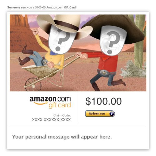 Amazon Video Gift Card – E-mail – Cowboy Kiss Your Behind