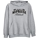 Sweatshirt Heather Gray " Attitude Nepalese " Nepal Country