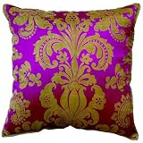 Palazzo Silk Cushion - Damson
