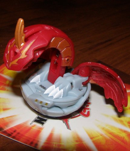 BAKUGAN BAKUSWAP NEW LOOSE DUAL ATTRIBUTE APOLLONIR PYRUS RED OVER HAOS GREY 500G