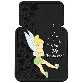 Tinker Bell "I'm No Princess!" Universal-Fit Molded Front Floor Mat - Set of 2