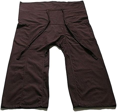 Beautiful Burgundy Yoga Pants Lululemon Pants Thai Fisherman Trousers Free Size Soft Cotton Drill