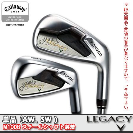 Callaway（キャロウェイ）LEGACY（レガシー）軟鉄アイアンM10DB スチールシャフト装着 単品（AW、SW） AW UNI