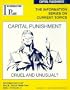 Capital Punishment - Cruel and Unusual? (The Information Series on Current Topics) (Reference Series)
