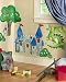 WALLIES Big Murals Medieval Times Knight Castle 7 pc