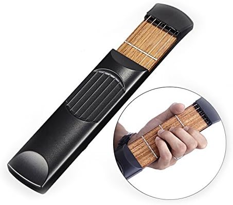 Skylly Portable Pocket Guitar Practice Tool Gadget Guitar Chord Trainer 6 Fret