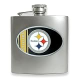 Review Quality Gold  / Pittsburgh Steelers Stainless Steel Hip Flask