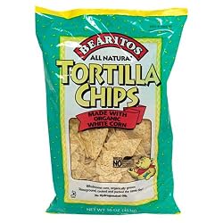 Little Bear White Tortilla Chips, 16-Ounce Packages (Pack of 12)