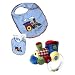 Charlie Choo Choo Rattle and Bib