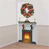 Cozy Christmas Scene Setter Plastic Add-On