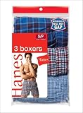 3-Pack Hanes Big Mens Tartan Boxer 242B