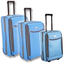 redolz® Trolley 3er Set, W1000 series, ULTRA LIGHT EDITION 72 cm + 62 cm + Cabin Trolley Reisekoffer in 4 Farben