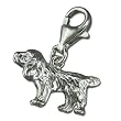 Dog Silver Clip On Charm