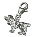 Dog Silver Clip On Charm