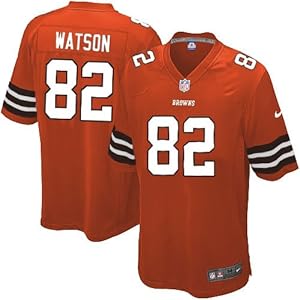 Cleveland Browns #82 Benjamin Watson Game Orange Men Jersey(X-Large)