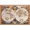 17th Century World Map (Antique) Art Poster Print - 24x36 Poster Print, 36x24 Poster Print, 36x24
