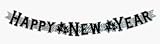 Beistle - 88936-S - Prismatic Happy New Year Streamer- Pack of 12