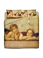 Tele d'autore by MANIFATTURE COTONIERE Edredón Raffaello Putti (Beige)