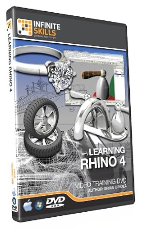 Rhino 4 Training DVD - Tutorial Video. Learning Made Easy - Over 9 hours of high quality video tutorials