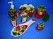 STRAWBERRY 3D Resin & Ceramic Kitchen 8 pcs Set NEW