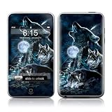 Howling Wolf Design Apple iPod touch Protector Skin Decal Sticker