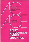 Adult students and higher education