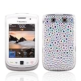 WalkNTalkOnline - Blackberry 9800 Torch & 9810 Torch 2, Silver Dots Handmad ....