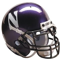 Northwestern Wildcats NCAA Replica Full Size Helmet by Schutt Sports