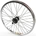 Eastern 9T Bi-Rectional Sealed Hub BMX Bike Wheel - Black Hub Spokes and Rim