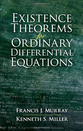 existence theorems for ordinary differential equations dover books on mathematics