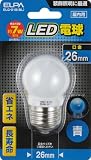 ELPA LED電球 7W相当 口金E26 ブルー ELG-01B(BL)