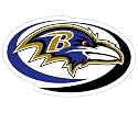 Baltimore Ravens Team Auto Window Decal (12 x 10 -inch)