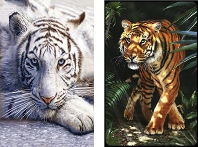 Double Deck Bridge Playing Cards - Tigers on the Prowl