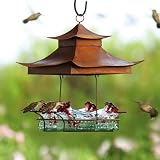 Parasol BW4SHCL Bouquet Basketweave Shelter Hummingbird Feeder Clear