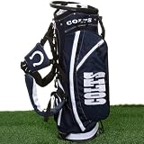 NFL Indianapolis Colts Navy Blue-White Fairway Stand Golf Bag
