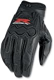 Icon Suzuki ARC Gloves , Color: Black/Red, Size: XL 3302-0138