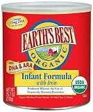 Earth's Best Organic Infant Formula with Iron, DHA & ARA,  23.2 Ounce Canisters (Pack of 4)