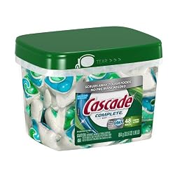 Cascade Complete All-in-1 ActionPacs Dishwasher Detergent, Fresh Scent, 48-Count