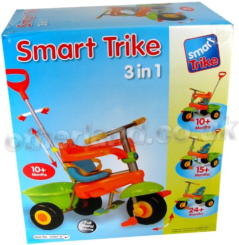 Childrens Toyshop  Toys : Mookie - Smart Trike with Detachable Parent Handle