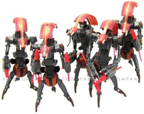 New Gift 5x Toys Star Wars The Clone Wars Destroyer Droid Droideka Action FIGURE
