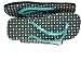 TTT - Teal Dotted Sandals with Matching Tote